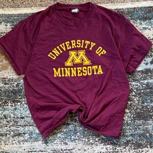 Mc Sport Men’s XL Heavyweight Cotton Minnesota Red T Shirt